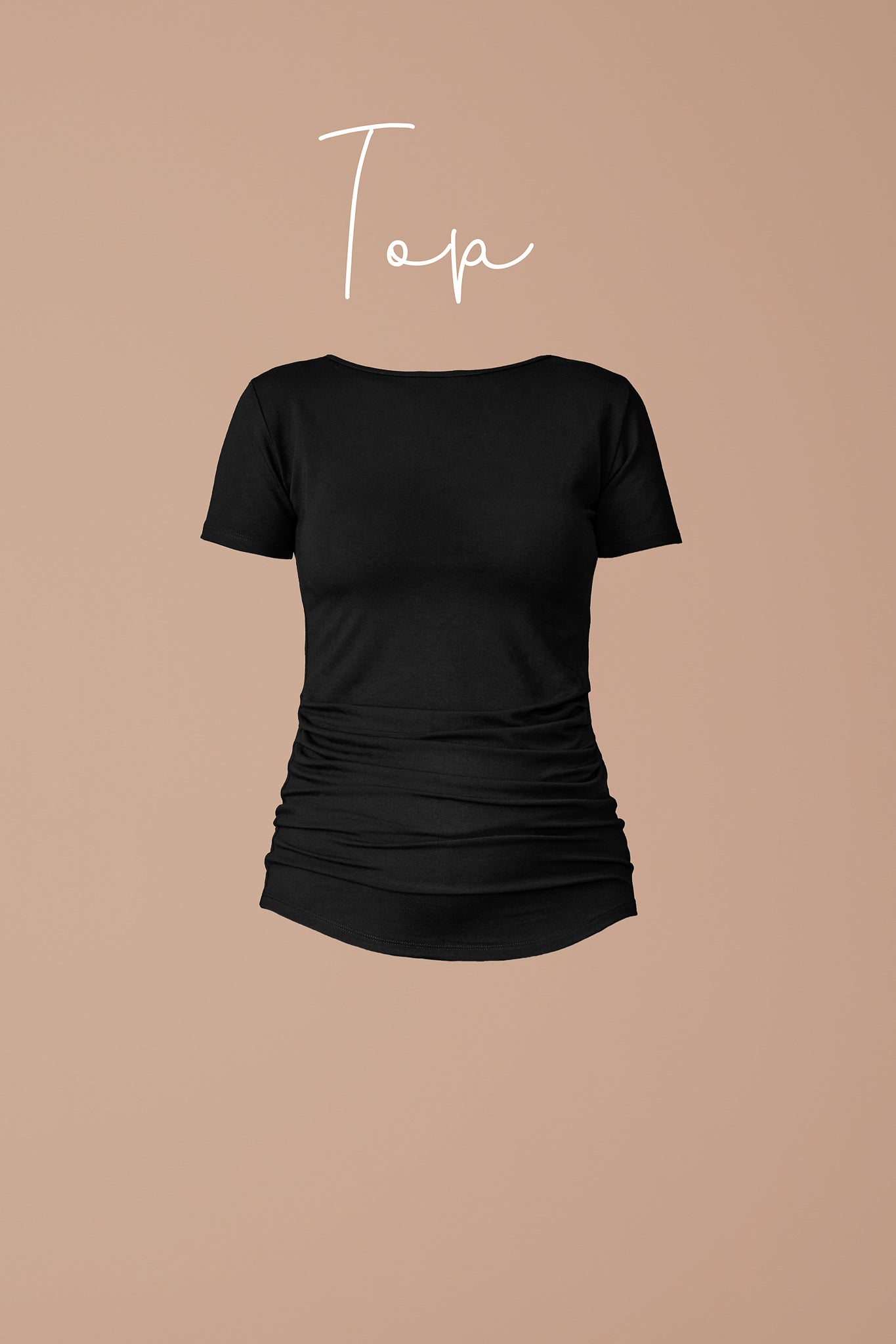 The Petit Kit’s 4 luxurious pieces, Dress, Skirt, Pants and Top in rich black. A maternity kit designed to blend with your new and existing wardrobe.